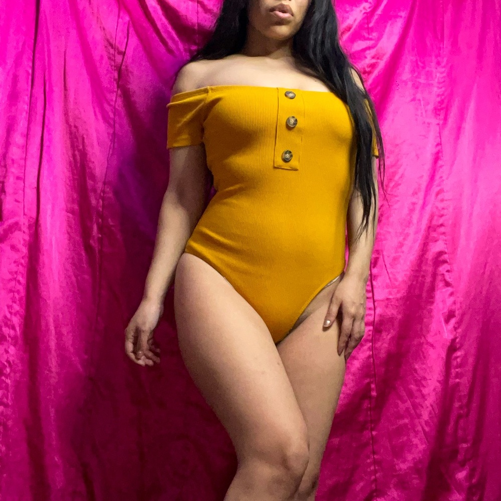 Forever 21 Mustard Yellow Bodysuit 💛